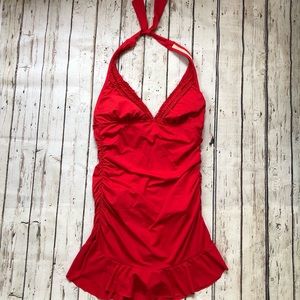 Red Kenneth Cole Swimsuit dress